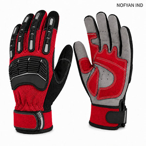 Guantes de Trabajo Resistentes con Logotipo Personalizado, Guantes de Seguridad Mecánicos Resistentes a Impactos TPR, Guantes de Trabajo Industriales Antideslizantes, OEM ODM - Product Image 4