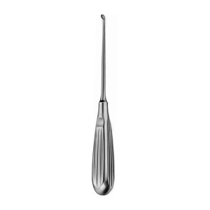 Curette osseuse 165 mm en acier inoxydable, manche creux 5 mm, instrument chirurgical non stérile réutilisable, usage orthopédique - Product Image 6