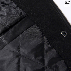 Trendy Men Varsity Jacket, Wool Body PU Leather Sleeves Streetwear Custom Logo Print Unique Style Outer Wear Varsity Jackets - Product Image 6