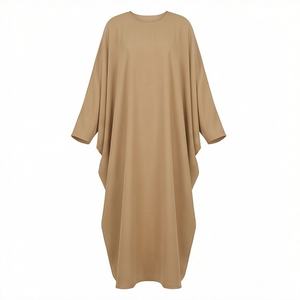 Abaya de qualité supérieure, nouveau style, vêtements musulmans pour femmes, couleur personnalisée, robe islamique modeste rayée pour femmes, vêtements en gros - Product Image 1