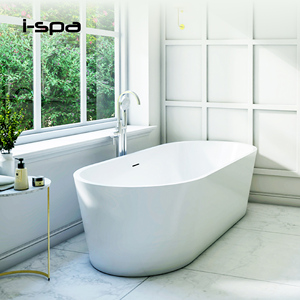Bañera Ovalada Moderna de Acrílico, Independiente, para Uso en Interiores de Hoteles y Villas, con Función de Remojo - Product Image 5