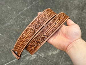 Cinturón Vaquero Occidental 100% Cuero Vacuno con Adornos de Cuentas y Diseño Hecho a Mano, Fabricante Líder de Cinturones de Diseño para Hombre y Mujer - Product Image 2