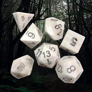 Luxury Grade Bone <b>Dice</b> Inlaid <b>Polyhedral</b> Bone <b>Dice</b> for Professional RPG Tabletop Gaming Wholesale Gaming Gear Supply Accessory - Product Image 6