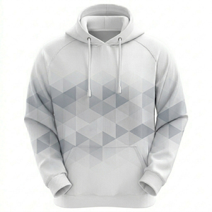 Sudadera con Capucha Personalizada para Hombre, Sublimada, con Patrón de Hojas, Corte Regular, Suave, Manga Larga, Cálida, Informal, para Invierno y Fitness - Product Image 4
