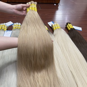 Meilleures offres sur les cheveux humains vietnamiens en vrac, lisses naturels, pointes pleines, sans nœuds, qualité salon, vente en gros - Product Image 2