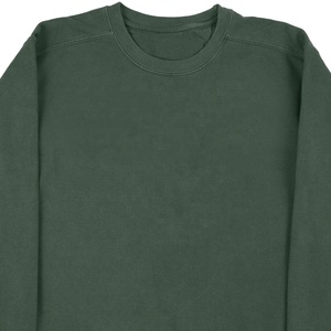 Sweat-shirt blanc à col rond pour femme avec rayures vertes et roses, manches longues, décontracté, tissé, 100% coton, en molleton - Product Image 5