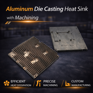 Disipador de Calor de Aluminio Fundido a Presión con Mecanizado, Aplicación Industrial, Color y Tamaño Personalizados, Servicio OEM - Product Image 3