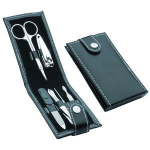 AQDAS INDUSTRIES Classic Stainless Steel 5 in 1 Nail <b>Kit</b> with 6-Piece Set and Portable Case for Adult <b>Manicure</b> - Product Image 4