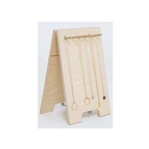 Présentoir en bois fait main pour bijoux : colliers, chaînes, pendentifs, bracelets, chaînes de cheville – Idéal pour les boutiques - Product Image 1