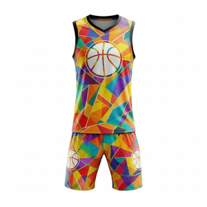 Basketball Clothing Set Sleeveless <b>Shirt</b> And Shorts Breathable Fabric Personalized Identity And Logo Print - Product Image 5