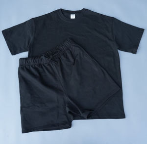 Conjunto de Pantalones Cortos y Camiseta para Hombre 2026, de Algodón Grueso, Personalizable, Unisex - Product Image 3