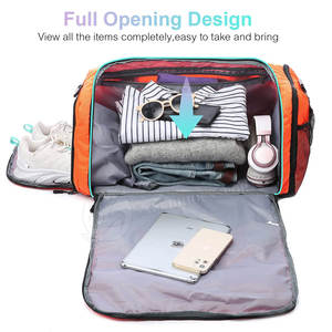 Sac de sport personnalisé de luxe, imperméable, en polyester durable, respirant, léger, avec sangle réglable - Product Image 5