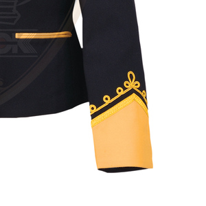 Band uniform waist coat with <b>gold</b> <b>button</b> lining silk available in different customize colors high quality WOK Industries - Product Image 2