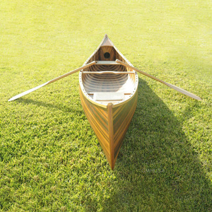 Canoë en bois artisanal avec coque courbée, finition mate, 12 pieds, pour les lacs, les stations balnéaires et les activités fluviales - Vente en gros, contactez-nous - Product Image 6
