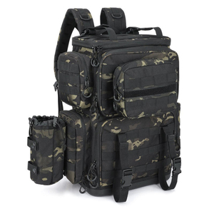 Erni Sports ES-MM-198 Multifunctional Multi-Purpose Waterproof <b>30L</b> Three-Layer Fishing Tackle Backpack Portable Fishing Rod - Product Image 4