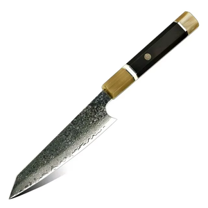 Juego de Cuchillos de Cocina Profesionales de 8 Piezas, Hechos a Mano en Acero de Damasco, con Mangos de Plástico y Hoja de Punta Caída, Personalizables OEM - MS Enterprise - Product Image 5