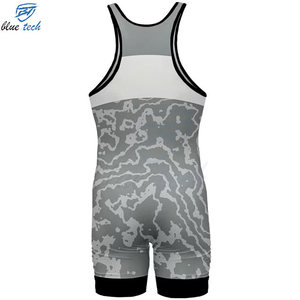 Men Wrestling Uniform Set High Performance Custom Team Singlet Lightweight Breathable Wrestling Apparel for Sports Training - Product Image 2