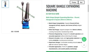 Square Bangle Expanding Machine Multi Shape Jewelry Tools for Round Hexagon Bangle Expander Goldsmith Tool |Item No GS-1843B - Product Image 3