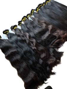 นาจีร์ แฮร์ ฮับ ผมต่ออินเดียนสเตรทแท้ชนิดเรมี่ สีดำธรรมชาติ 8 ชิ้น/ชุด - Product Image 3