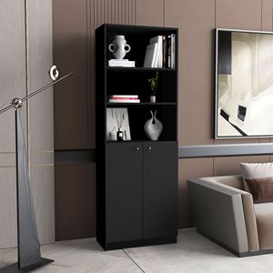 Libreria nera a 2 porte - Product Image 1