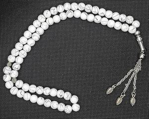 Tasbih Misbaha de Piedra Natural, 99 Cuentas, Rosario Musulmán para Oración y Dhikr, Regalo para Ramadán y Eid, Artículo Islámico, Proveedor, Pedido al por Mayor - Product Image 2
