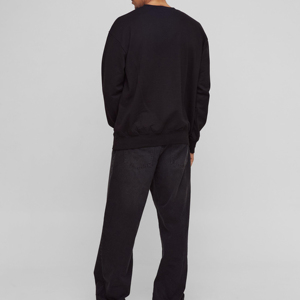 Sweat-shirt à col rond personnalisé en coton lourd de haute qualité avec logo personnalisé, nouveau design, vêtements de sport pour hommes - Product Image 3