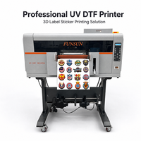 Imprimante d'étiquettes 3D UV TX800 pour logos tridimensionnels, patchs en silicone et TPU pour tissus textiles