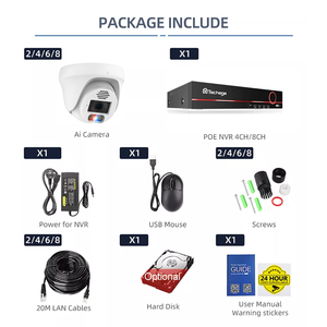 Wholesale 5MP POE <b>Dome</b> Security <b>Camera</b> Kit Surveillance System with Person/Vehicle Detection Capability - Product Image 6