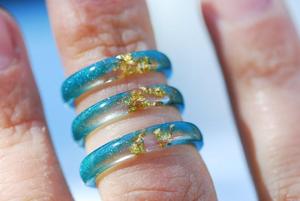 Handmade Christian Customized <b>Resin</b> Ring for Women Elegant <b>Epoxy</b> Statement Ring Unique Fashion Jewelry Gift Wholesale - Product Image 6