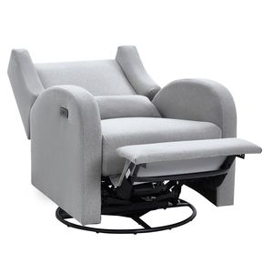 Sillón Reclinable Giratorio Eléctrico con Capacidad de Peso de 250 Libras, Puerto USB, Poliéster, Cómodo Sillón Reclinable Giratorio - Product Image 3
