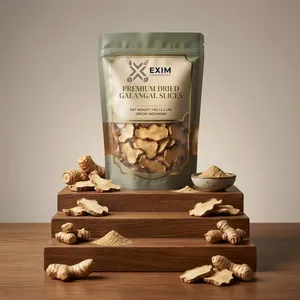 Racine de galangal indonésien frais de qualité supérieure 1 kg, emballée sous vide, épices naturelles pour l'exportation - Product Image 1