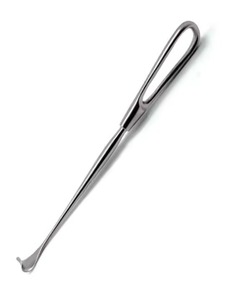 Retractor Manual de Acero Quirúrgico Inoxidable Cushing 240mm X10mm 415-168-100 Instrumento Neuroquirúrgico de Precisión Reutilizable Hermann - Product Image 3