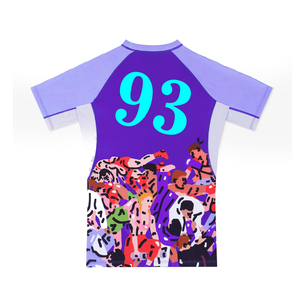 เสื้อรัดกล้ามเนื้อ MMA ยูนิเซ็กซ์ SAQIB&CO รุ่นปกติ พิมพ์ลายดิจิทัล ระบายเหงื่อได้ดี น้ำหนักเบา ยืดหยุ่น ผลิตจากผ้าสแปนเด็กซ์/โพลีเอสเตอร์ สำหรับกีฬาต่อสู้ - Product Image 6