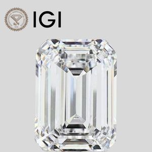 Diamante Cultivado en Laboratorio con Corte Esmeralda de 1.10ct, Color D, VVS2, Certificado por IGI para Joyería - Product Image 1