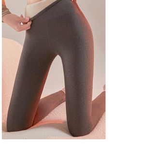 Leggings chauds pour femmes, couleur unie, hiver, vente chaude, leggings thermiques épais de qualité supérieure, extensibles, confortables, tendance et à la mode - Product Image 5