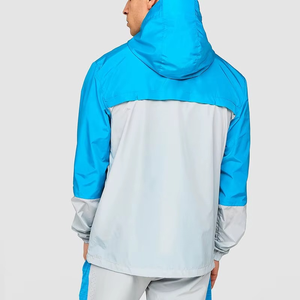 Custom Unisex Summer Windbreaker Tracksuit Reflective Streetwear Two Color Luxury Set with Logo OEM Manufacturer - Product Image 3