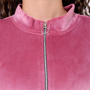 Conjunto Deportivo para Mujer, Textura de Terciopelo, Lavado Ácido, Color Sólido, Cómodo para Clima Frío, Estilo Urbano Moderno, Forro Polar Cálido para Invierno - Product Image 6