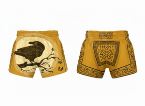 Shorts de boxe pour hommes, multi-usages, arts martiaux, entraînement, tissu satiné, rétro, Muay Thai, sur mesure, design personnalisé, unisexe - Product Image 3