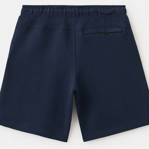 Shorts de sport pour hommes respirants à séchage rapide en toile tricotée unie à taille mi-haute pour l'entraînement et la gym, service OEM - Product Image 6