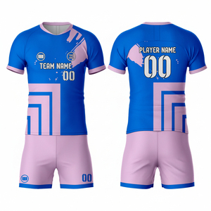 ชุดยูนิฟอร์มฟุตบอล Wida Sports รับผลิตแบบ OEM ODM ออกแบบเองได้ เสื้อ กางเกงขาสั้น น้ำหนักเบา หมายเลขทีมแบบเรียบง่าย แขนครึ่งตัว จำหน่ายส่ง - Product Image 1