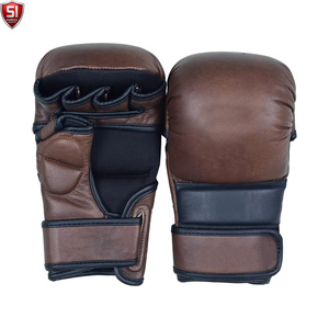 Gants de sparring en cuir personnalisés pour la MMA, respirants, antidérapants, légers, unisexes, de haute qualité pour la boxe et le Muay Thai - Product Image 4