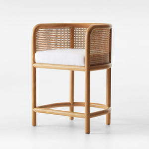 Chaises de bar avec dossier, prix de gros, structure en bois, design moderne et matériaux durables pour l'ameublement domestique - Product Image 3