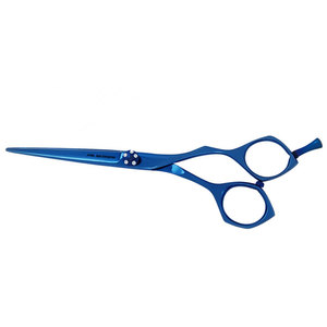 Ciseaux de coiffeur professionnels, couleur personnalisée, acier inoxydable, tranchants, pour droitiers, manche moyen, ciseaux de coupe de cheveux - Product Image 6
