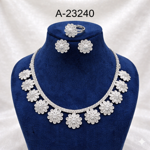 Conjunto de Joyería de Moda Africana Inspirada en la India, Chapado en Oro/Plata con Aleación de Cobre y Circonitas, de MOLL JEWELLERS, Modelo A-23231, el Mejor Compra del 2024 - Product Image 2