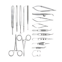 Offre Spéciale : Kit de Chirurgie Orale Micro-Periodontale Ariston 17 Pièces – Instruments Chirurgicaux Dentaires Réutilisables en Acier Inoxydable de Haute Qualité