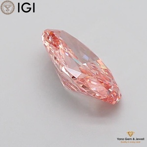 Diamante Ovalado Cultivado en Laboratorio con Certificación IGI, 2.00 Quilates, Color Rosa Intenso, Claridad VS2, Corte Oval, para Centro de Mesa Premium - Product Image 3