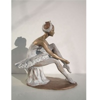 Ballet Danseur Résine Serre-Livres Ballerine Ornement Nordique Personnalisé Figurines Danse Fille Statue Sculpture En Bronze