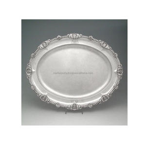 Bandeja de Servir Moderna de Aluminio de Lujo Hecha a Mano, Plato Grande Pulido para Mesa de Comedor, Hotel, Restaurante, Catering - Product Image 1