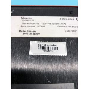SERVO, CONTROLADOR Y MOTOR PASO A PASO TEKNIC SST-1500-108 - Equipos y piezas de semiconductores de confianza de renombre global disponible en - Product Image 6