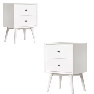 Modern Minimalist Style Bedside Nightstands With Teak Solid Wooden At Good Prices Good Manufacturing - Product Image 4